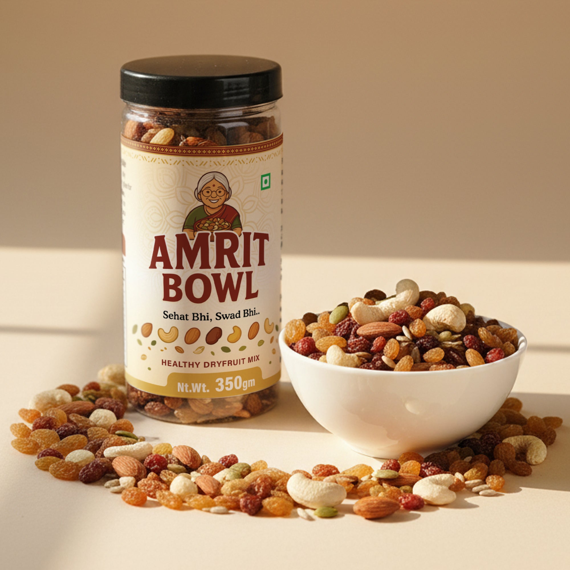 Amrit Bowl Dry Fruit Mix - 350g